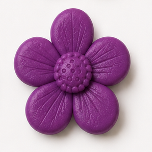 Sculpey III clay flower render