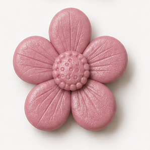 Sculpey III clay flower render