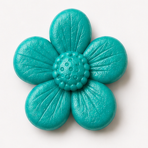 Sculpey III clay flower render