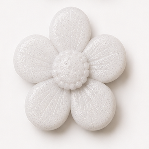 Sculpey III clay flower render