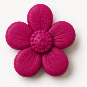 Sculpey III clay flower render