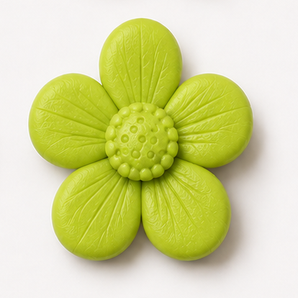 Sculpey III clay flower render