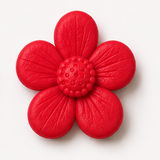 Sculpey III clay flower render