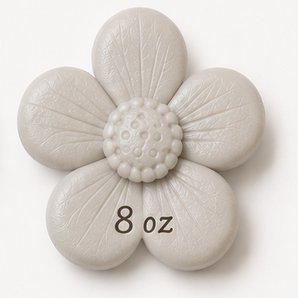 Sculpey III clay flower render