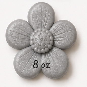Sculpey III clay flower render