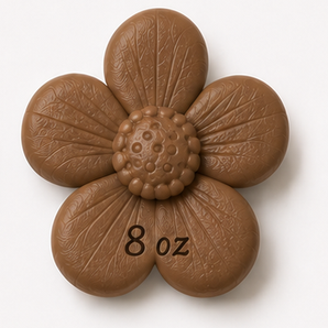 Sculpey III clay flower render