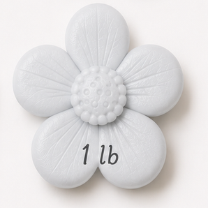 Sculpey III clay flower render