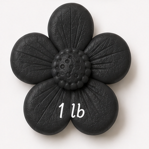 Sculpey III clay flower render