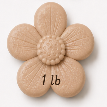 Sculpey III clay flower render