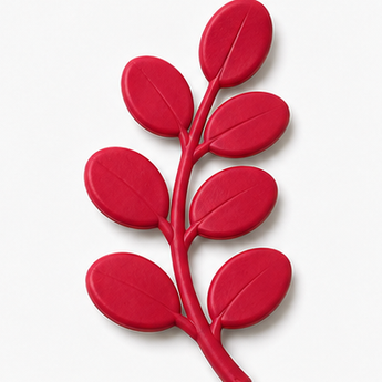 Sculpey Souffle - Cherry Pie, 1.7 oz clay flower render