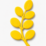 Sculpey Souffle - Cadmium Yellow, 1.7 oz clay flower render