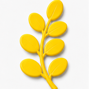Sculpey Souffle - Cadmium Yellow, 1.7 oz clay flower render