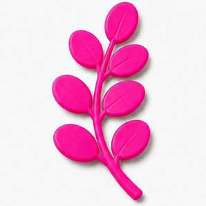 Sculpey Souffle - Magenta, 1.7 oz clay flower render