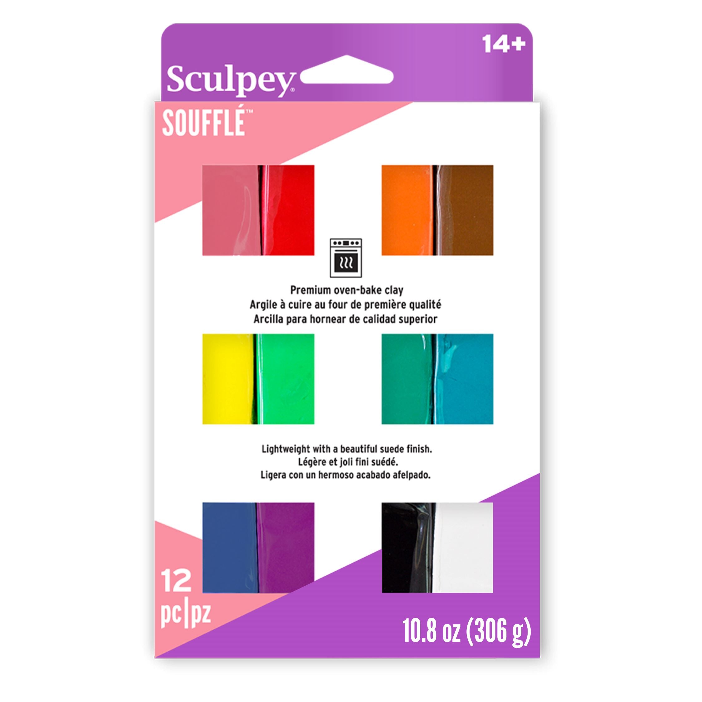 Sculpey Soufflé - Multi-pack, 12pc x 0.9oz.