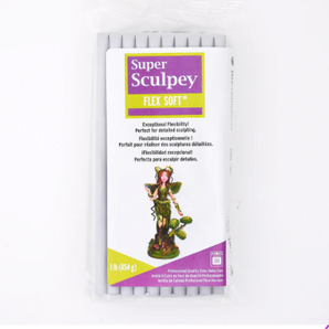 Super Sculpey Flex - Soft, 1 lb.