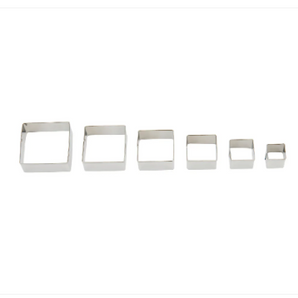 Square Cutter Set 6 pc