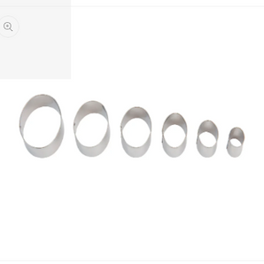 Graduated Cutter Set - Oval, 6 pc