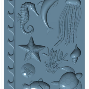 Silicone Oven-Safe Mold - Sea Life