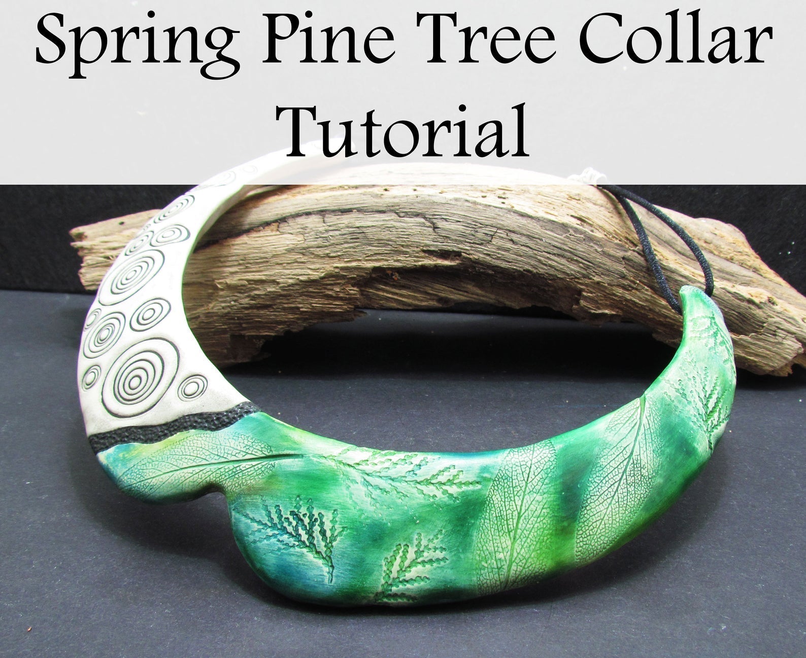 Spring Pine Tree Collar Video Tutorial