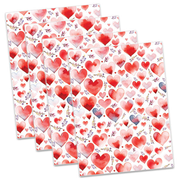 Heart Transfer Sheets