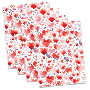 Heart Transfer Sheets