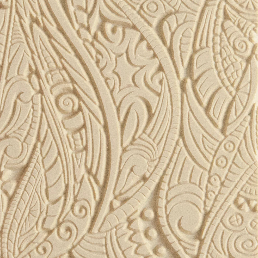 Texture Tiles - Tribal Zen Multi-Tangle Embossed