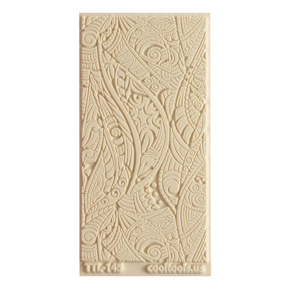 Texture Tiles - Tribal Zen Multi-Tangle Embossed