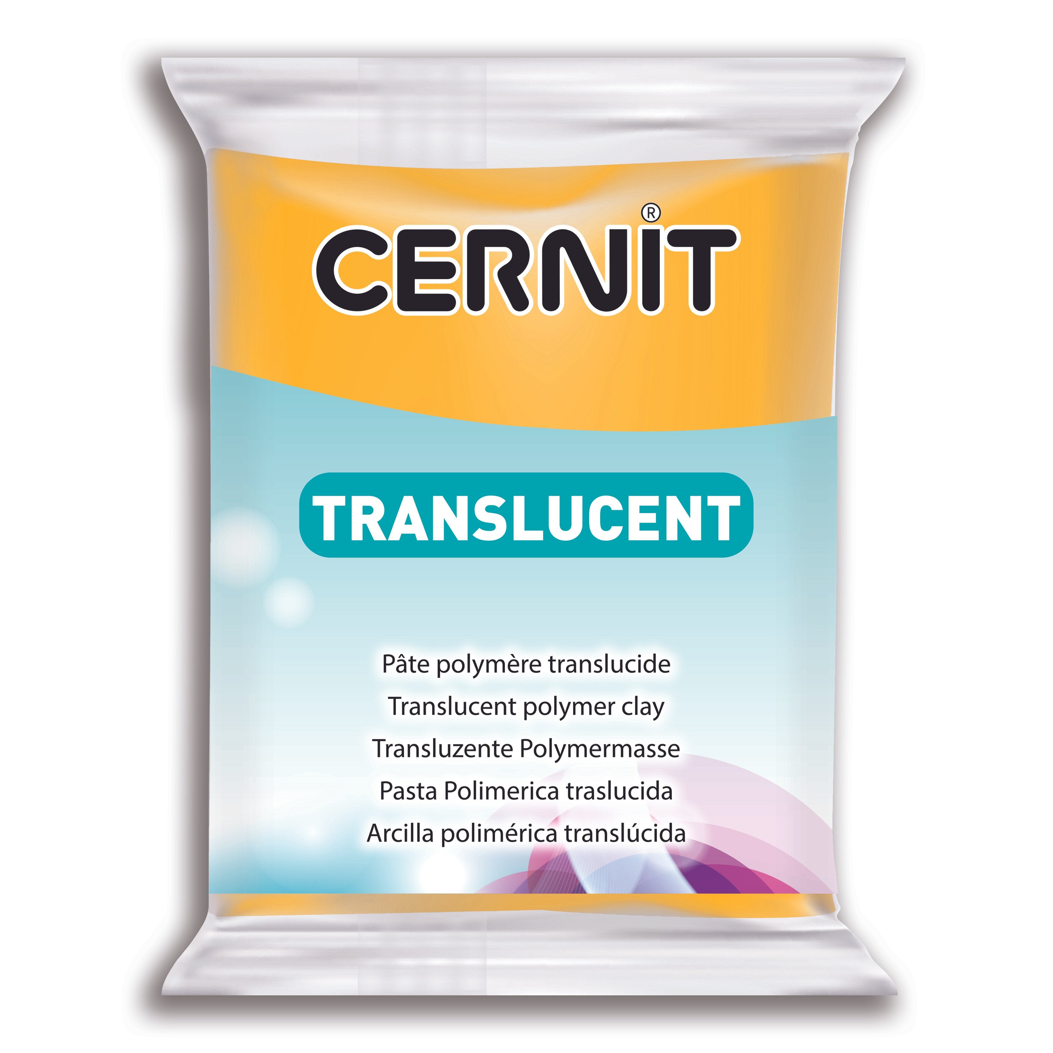 Cernit Translucent - Amber, 2 oz