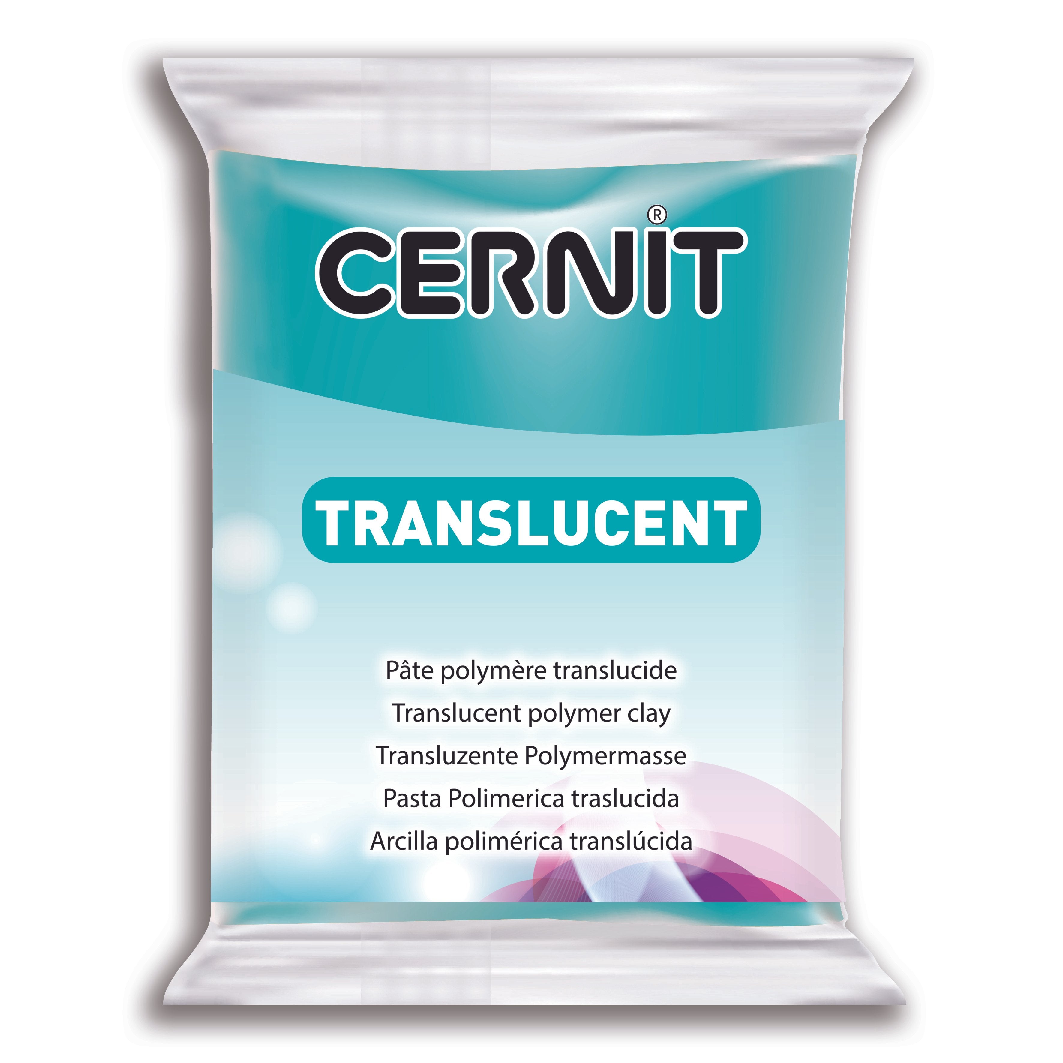 Cernit Translucent - Blue Turquoise, 2 oz