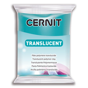 Cernit Translucent - Blue Turquoise, 2 oz