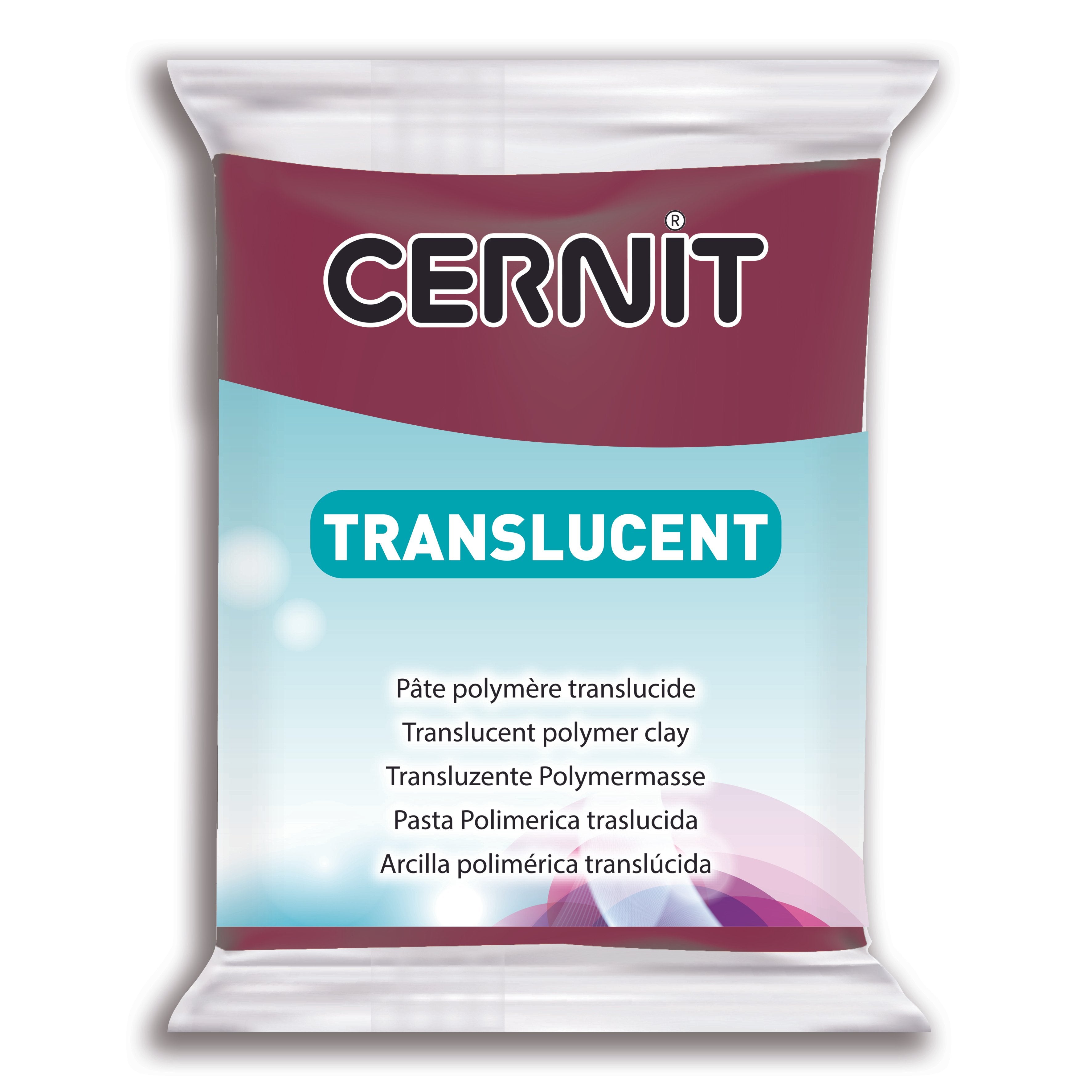 Cernit Translucent - Bordeaux, 2 oz