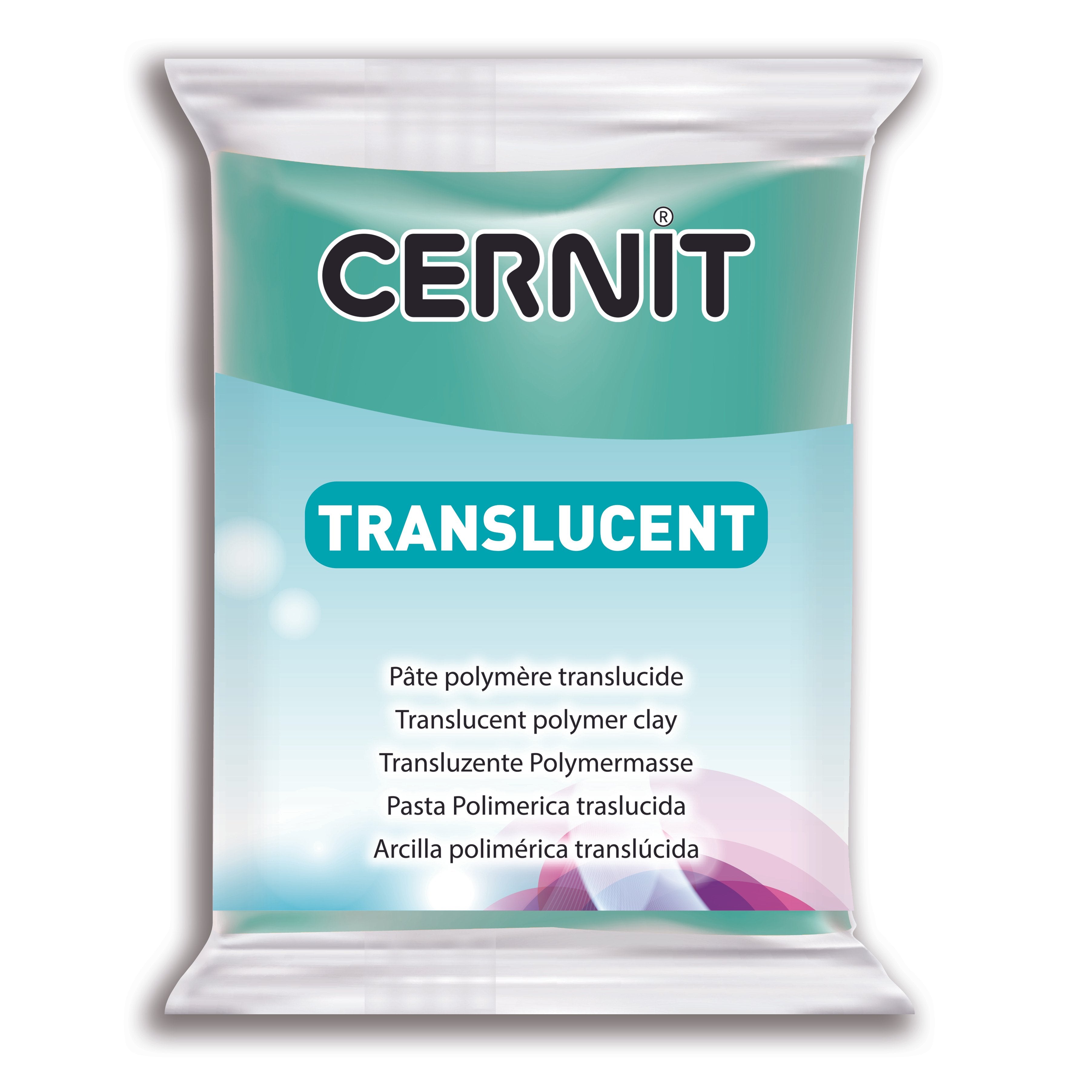 Cernit Translucent - Emerald Green, 2 oz