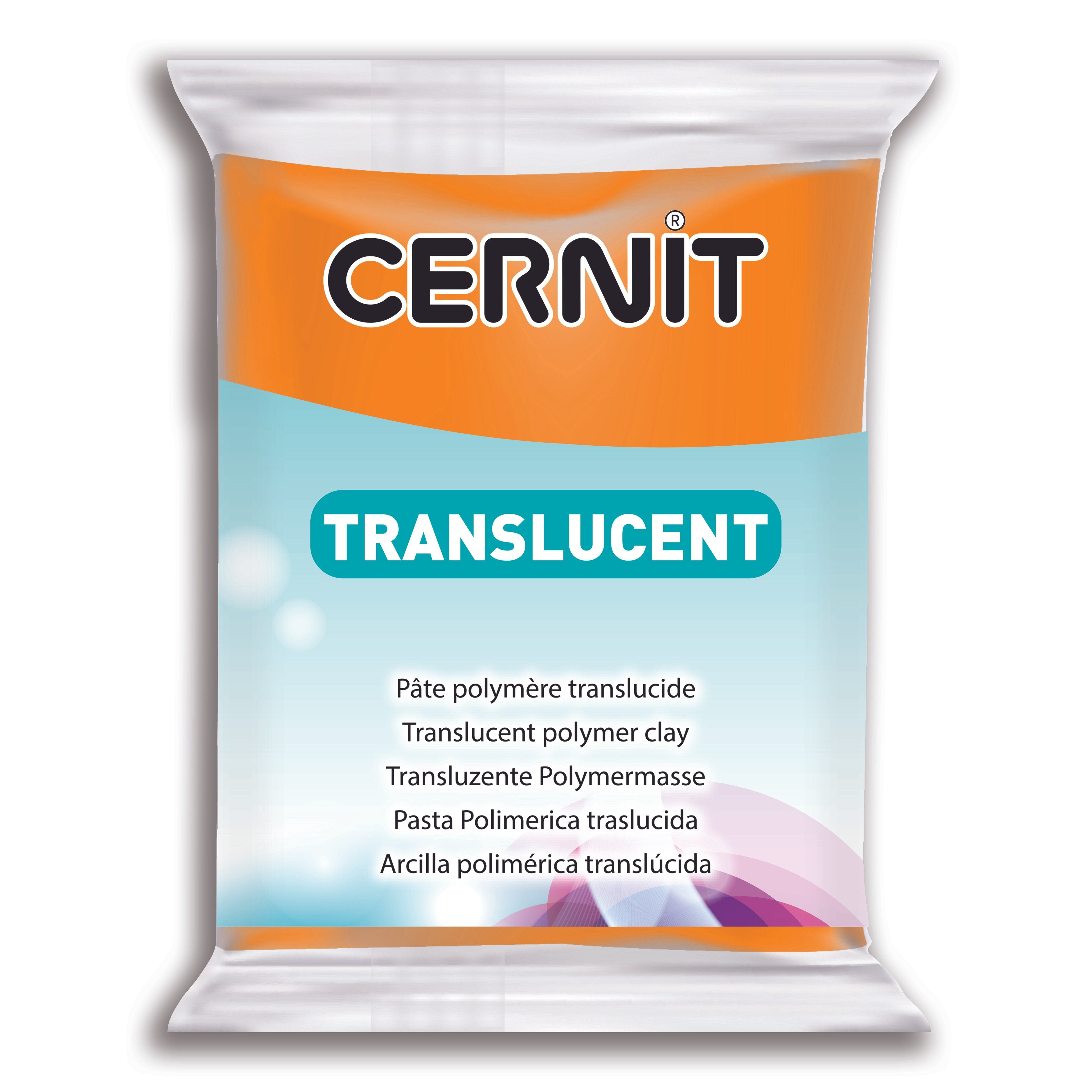 Cernit Translucent - Orange, 2 oz