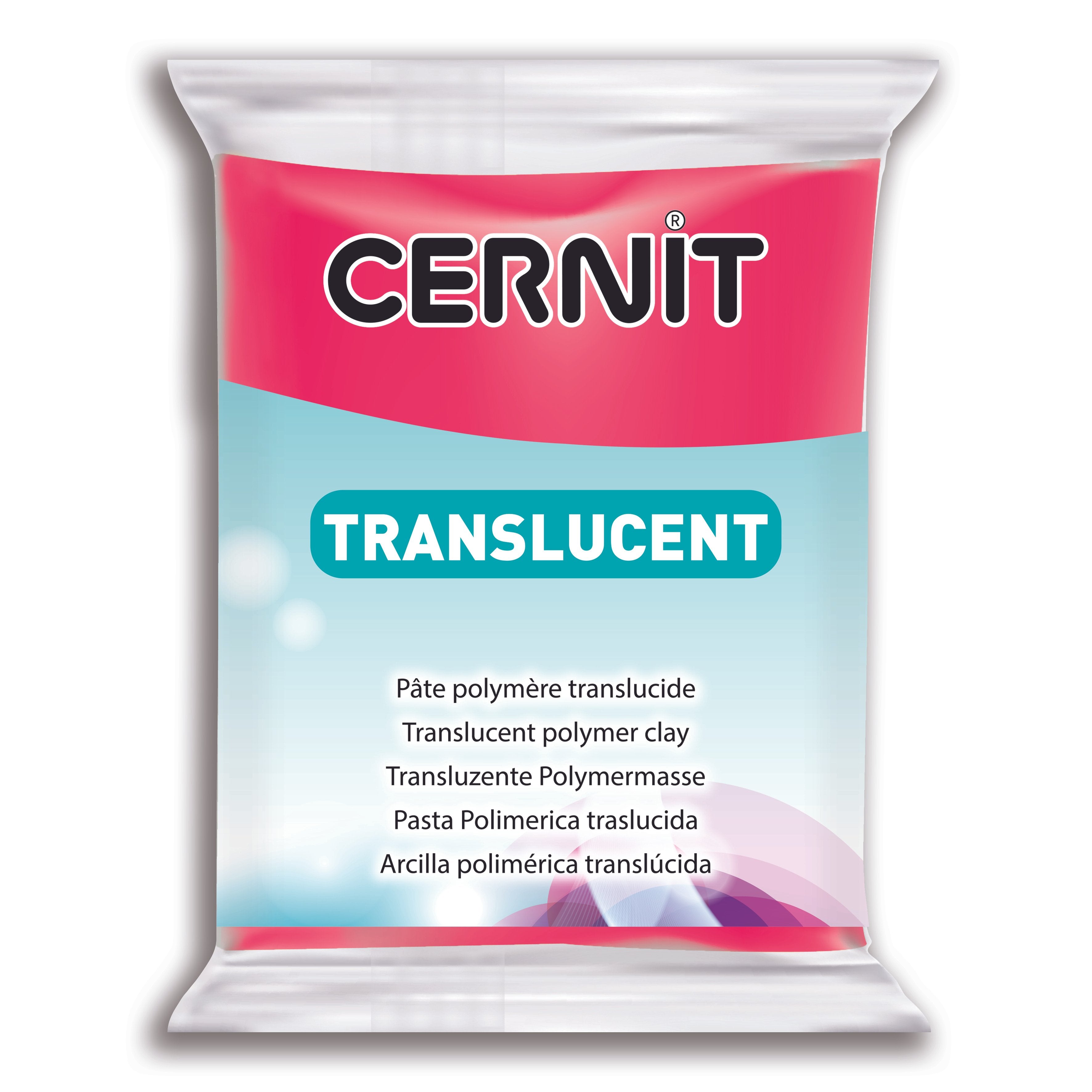 Cernit Translucent - Ruby, 2 oz