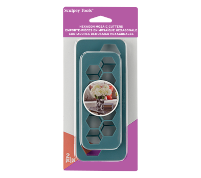 Mosaic Hexagon Cutter 2 pc