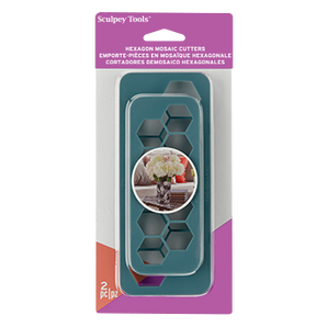 Mosaic Hexagon Cutter 2 pc