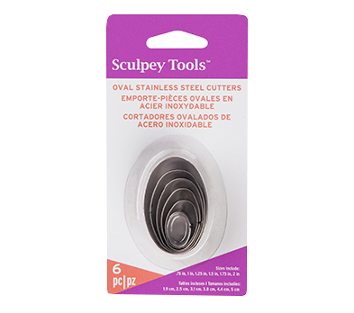 Graduated Cutter Set - Oval, 6 pc