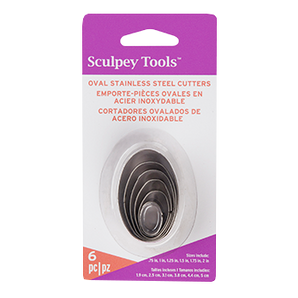 Graduated Cutter Set - Oval, 6 pc
