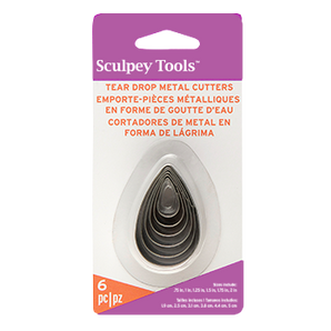Graduated Cutter Set - Tear Drop, 6 pc