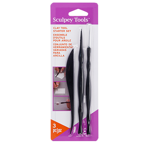 Clay Tool Starter Set, set of 3