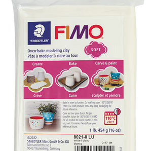 FIMO Soft - White, 1 lb.