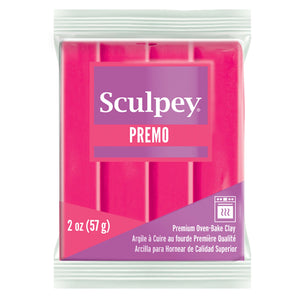 Sculpey Premo - Flourescent Pink, 2 oz
