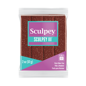 Sculpey III - Garnet Glitter, 2oz