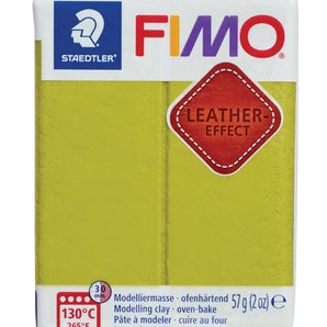 FIMO Leather Effect - Olive, 2 oz