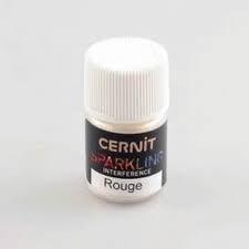 Cernit Interference Powders - Red, 5g
