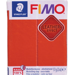 FIMO Leather Effect - Rust, 2 oz