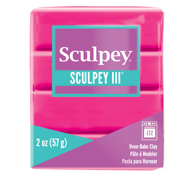 Sculpey III - Hot Pink, 2 oz