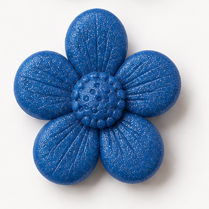 Sculpey III clay flower render