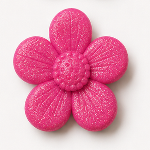 Sculpey III clay flower render
