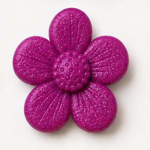 Sculpey III clay flower render